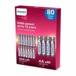 67% korting: 80x Philips Power Alkaline batterijen voor €19,99 – goede deal?