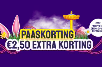 €2,50 Kortingscode voor pretparken tickets bij Tripper