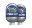 20% Korting 2x Heineken 0.0 BLADE biervaten 8L voor €49,44 bij Beerwulf